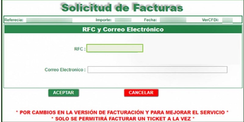 datos fiscales para la facturación