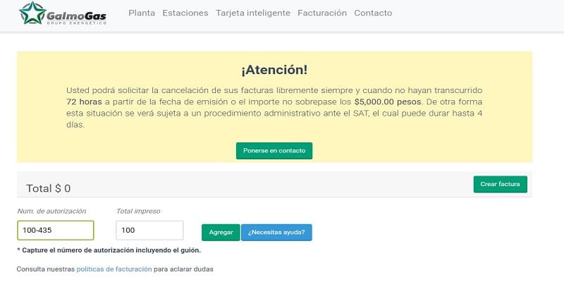 web oficial www galmogas com.mx